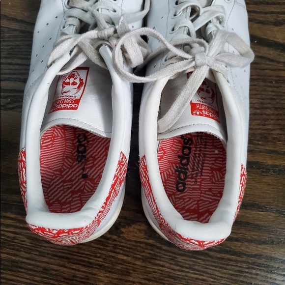 UNIQUE RED HEEL STAN SMITHS - Picture 8 of 8
